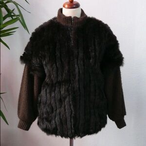Jordache Vintage Faux Fur Jacket